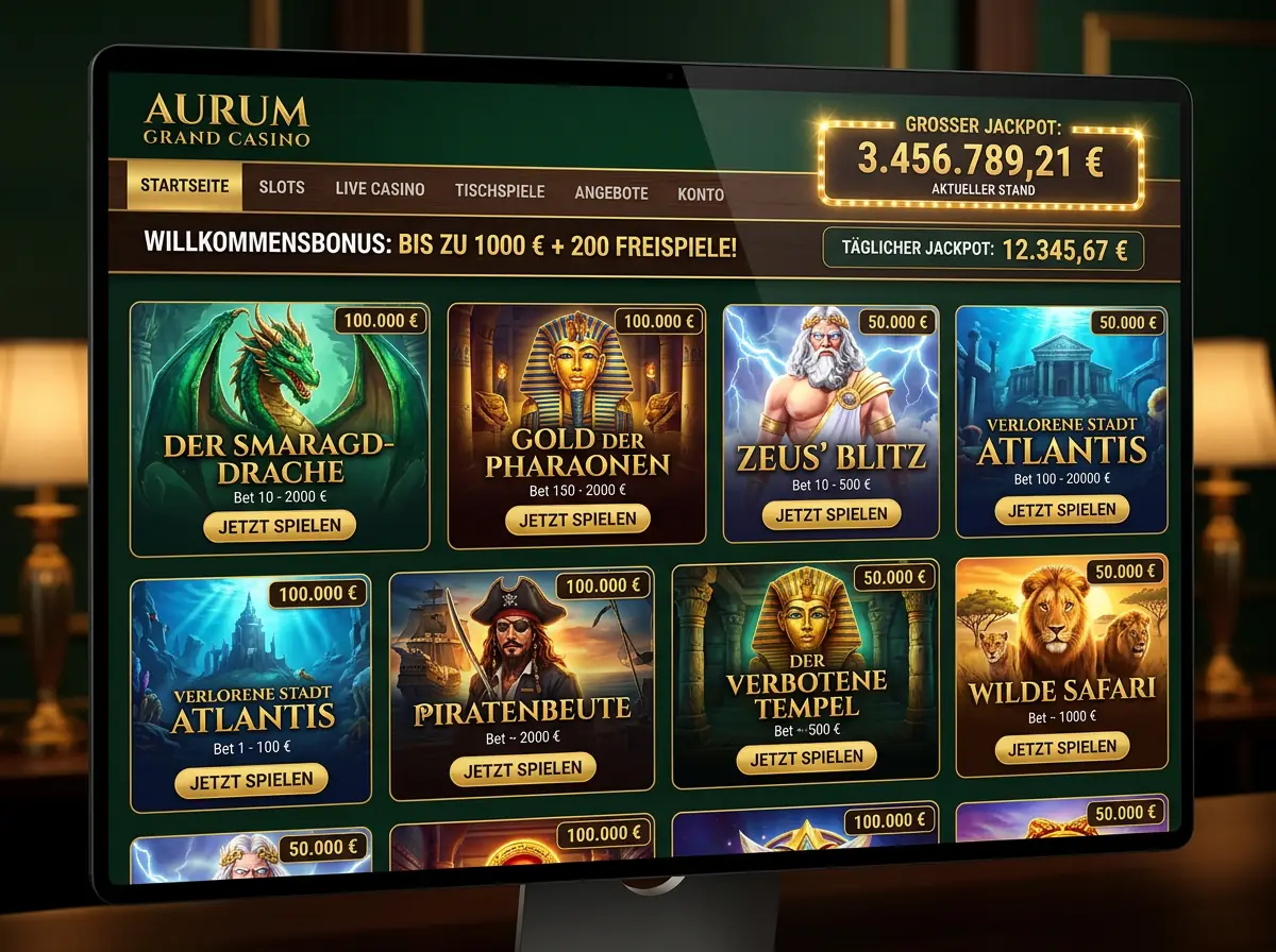 Cazimbo — Spielsaal und Angebot