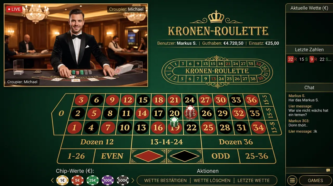 Live-Casino im Cazimbo