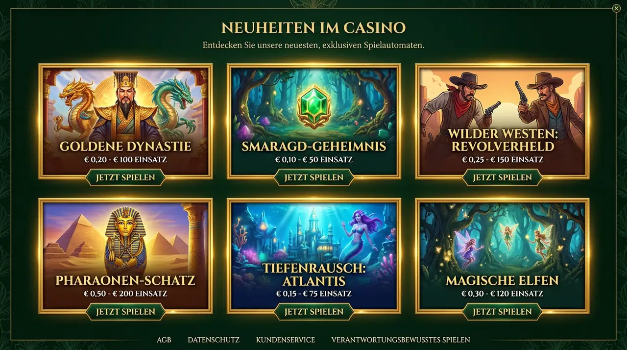 Neue Spiele & Crash Games im Cazimbo
